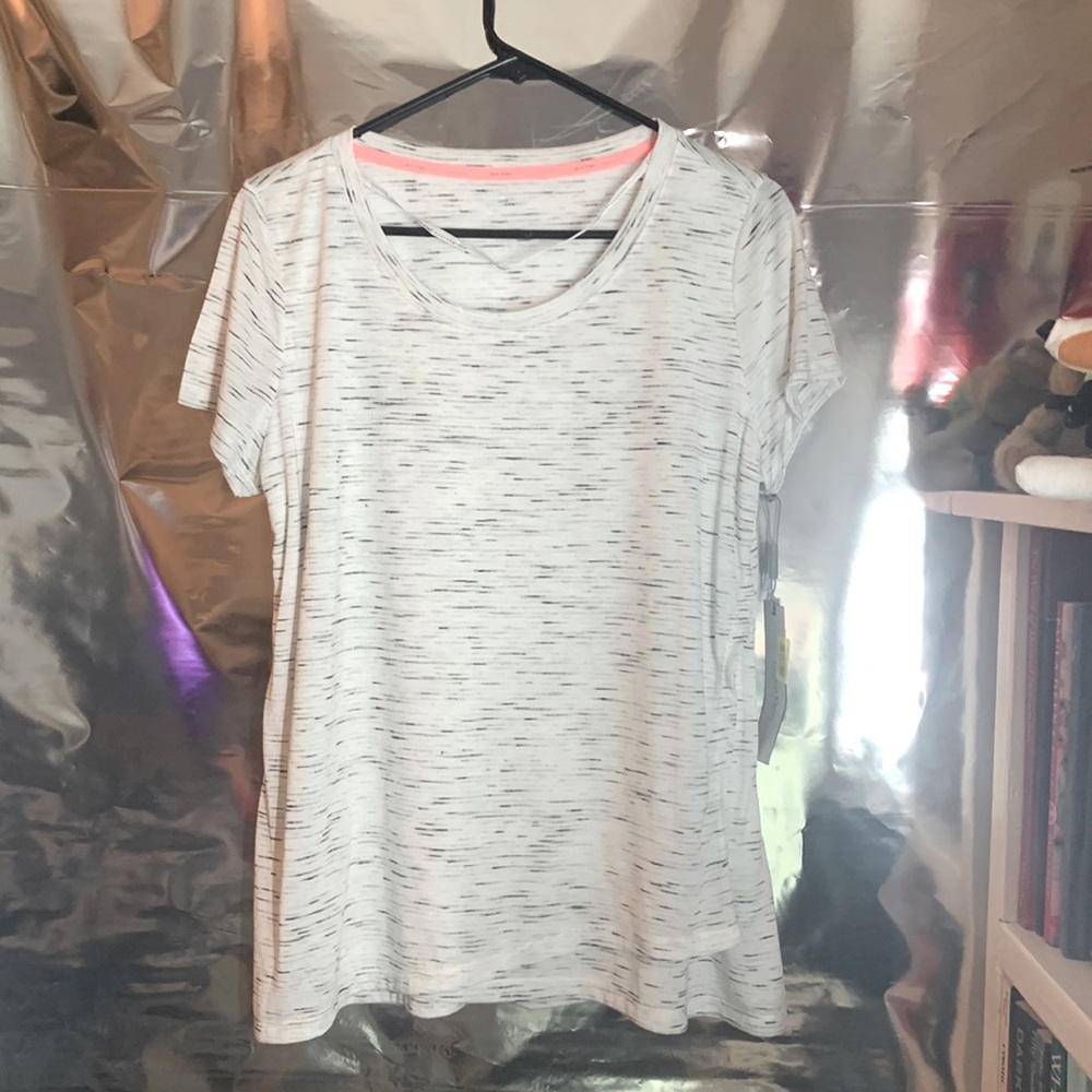 Calvin Klein,size large,black and white performance shirt